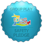 Dog Gurus Group Play Safety Pledge logo
